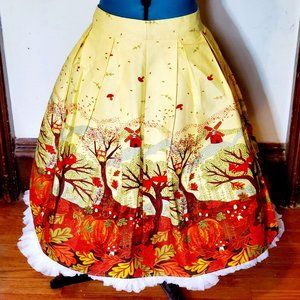Vintage style fall skirt